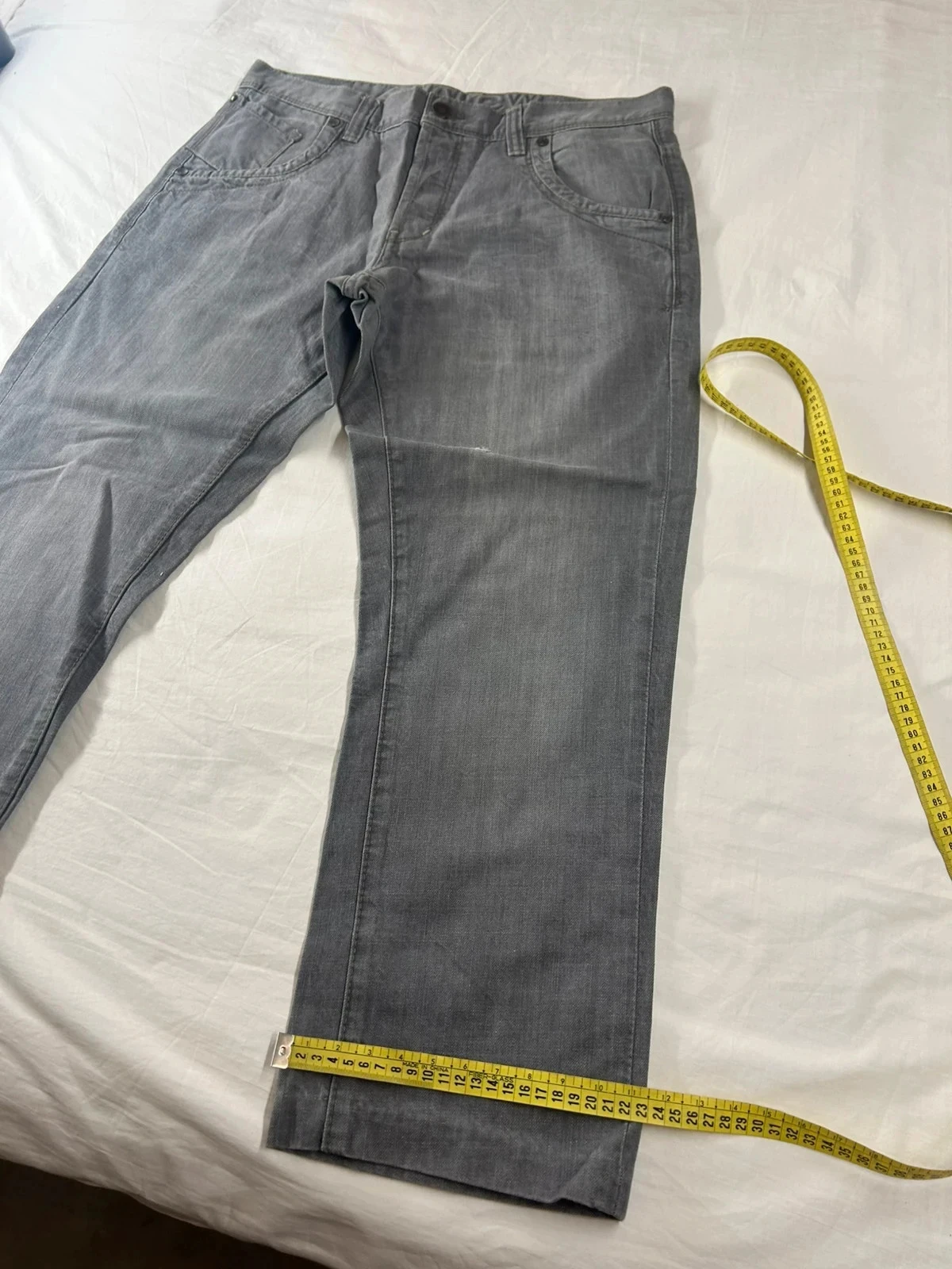 Calça jeans cinza reta Angelo Litrico w38 l34 – photo 5